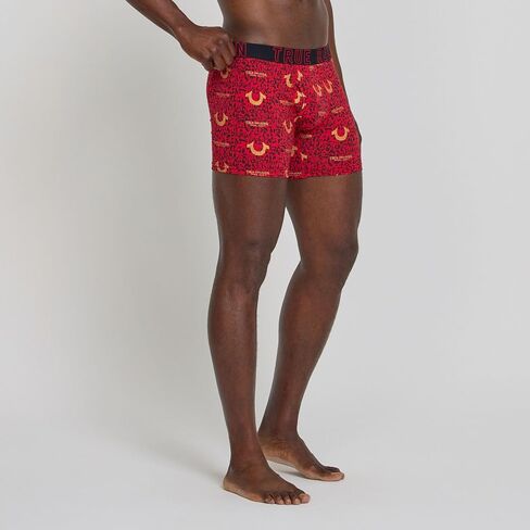 True Religion Mens Boxer Briefs Cotton Stretch Underwear for Men Pack of 6 in Kuwait