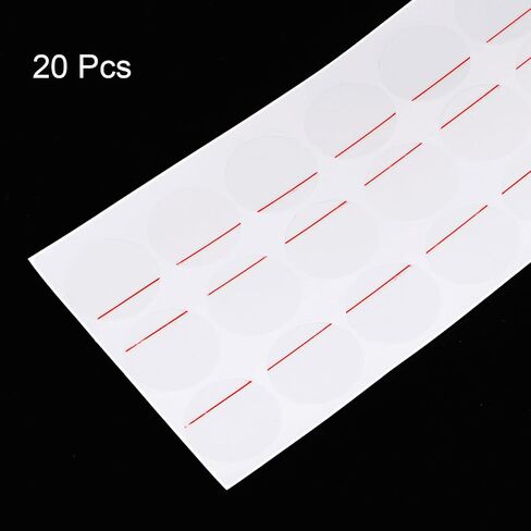 20pcs Watch Back Cover Film ، Line Red Line PE PE Round Case Protector Stickers for Watch Back Case Protection in Saudi Arabia