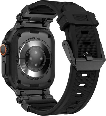 حزام مع علبة المصد لـ Apple Watch Ultra 2/Ultra 49mm 46mm 45mm 45mm 44mm silicone Band وحالات الحماية لسلسلة IWatch 10/9/8/7/6/5/4/se 2/se in Kuwait