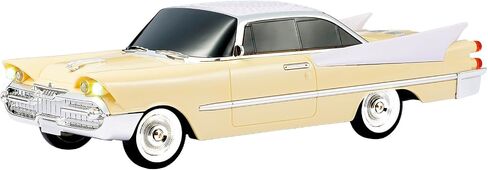 WS-1965 Bluetooth Replica Speaker-Retro Rocket Car Design ، HD Sound ، TWS ، LED Party Lights ، FM Radio ، تشغيل USB/TF ، ميكروفون مدمج-هدية مفاجأة محمولة لمحبي السيارات (Beige) in Kuwait