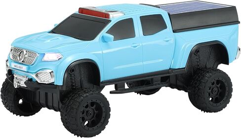 WS-697 Pickup Truck Bluetooth Replica Speaker-Solar Wireless Care مع مصابيح LED ، استريو TWS ، راديو FM ، تشغيل USB/TF ، مكالمة خالية من اليدين ، شحن النوع C ، الميكروفون (الأحمر) in Kuwait