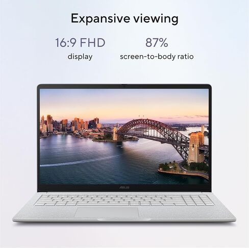 ASUS Chromebook CX15 Laptop, 15.6" FHD Anti-Glare Display, Intel Celeron N4500 Processor, 128GB Storage, 8GB RAM, ChromeOS, Pure Grey, CX1505CKA-AS88F-PG in Kuwait
