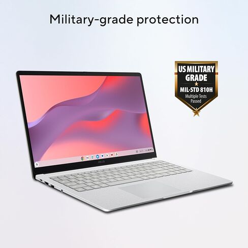 ASUS Chromebook CX15 Laptop, 15.6" FHD Anti-Glare Display, Intel Celeron N4500 Processor, 128GB Storage, 8GB RAM, ChromeOS, Pure Grey, CX1505CKA-AS88F-PG in Kuwait