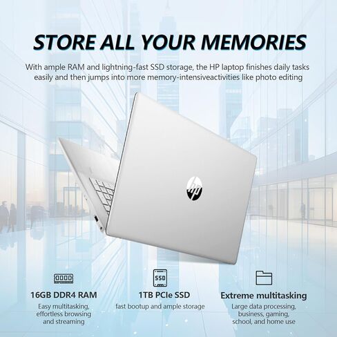 HP 17.3 Touchscreen Laptop Computer, 17 inch Laptop Touch Screen HD+, Intel Core i5 (10-Cores), Windows 11 Lifetime Office, Backlit Keyboard, 10-Key Number Pad, Fingerprint | 64GB RAM 2TB SSD in Saudi Arabia
