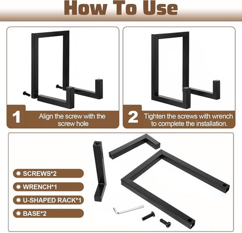 2 Pcs Vinyl Record Storage, Black Metal Tabletop Record Holder for Albums, Record Display Stand for Any Size Records in Saudi Arabia
