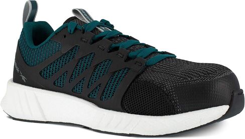 Reebok Women's Rb431 Fusion Flexweave Safety Composite Toe Athletic Work Shoe Black and Grey Industrial in Saudi Arabia