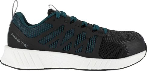 Reebok Women's Rb431 Fusion Flexweave Safety Composite Toe Athletic Work Shoe Black and Grey Industrial in Saudi Arabia