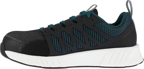 Reebok Women's Rb431 Fusion Flexweave Safety Composite Toe Athletic Work Shoe Black and Grey Industrial in Saudi Arabia
