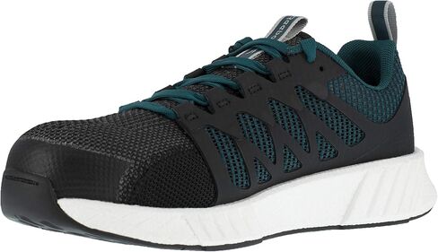 Reebok Women's Rb431 Fusion Flexweave Safety Composite Toe Athletic Work Shoe Black and Grey Industrial in Saudi Arabia