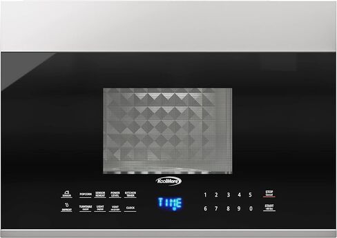 KoolMore 1.3 cu. ft. 24 inch Over The Range Stainless Steel Microwave (KM-MOT-OP1SS), 300 CFM Vent Hood Function, 1000W in Saudi Arabia