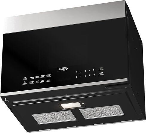 KoolMore 1.3 cu. ft. 24 inch Over The Range Stainless Steel Microwave (KM-MOT-OP1SS), 300 CFM Vent Hood Function, 1000W in Saudi Arabia