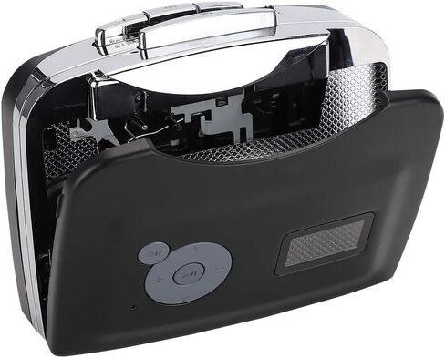 Zunate Cassette Player, Portable USB Tape Converter from Tapes to MP3 Converter Via USB, Audio Music Player Cassette Recorder Compatible with Laptops and Computers in Saudi Arabia