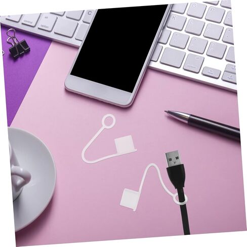 Popetpop 30pcs Cover Cover Cover Cover Cops Type Silicone Dust Plugs لشحن المنافذ حماية مرنة ودائمة لواجهات USB متوافقة مع محركات الأقراص الفلاش والأجهزة المحمولة in Saudi Arabia