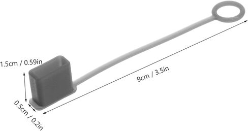 POPETPOP 30pcs USB Port Cover Caps Type Silicone Dust Plugs for Charging Ports Flexible and Durable Protection for USB Interfaces Compatible with Flash Drives and Mobile Devices in Kuwait