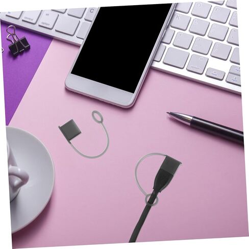 POPETPOP 30pcs USB Port Cover Caps Type Silicone Dust Plugs for Charging Ports Flexible and Durable Protection for USB Interfaces Compatible with Flash Drives and Mobile Devices in Kuwait