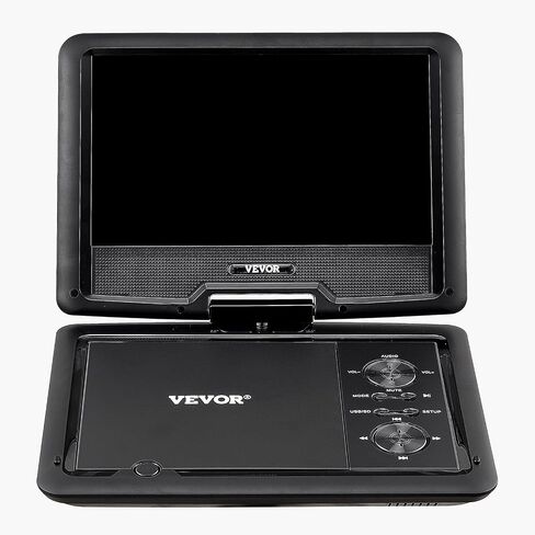 VEVOR 17.5 "مشغل DVD المحمول مع شاشة عرض دوارة عالية الدقة 15.6 بوصة ، 4.5-5 ساعات بطارية قابلة لإعادة الشحن ، مكبرات صوت مزدوجة ، دعم TV/USB/SD CARD/CD/DVD ، شاحن السيارة ، التحكم عن بُعد in Saudi Arabia