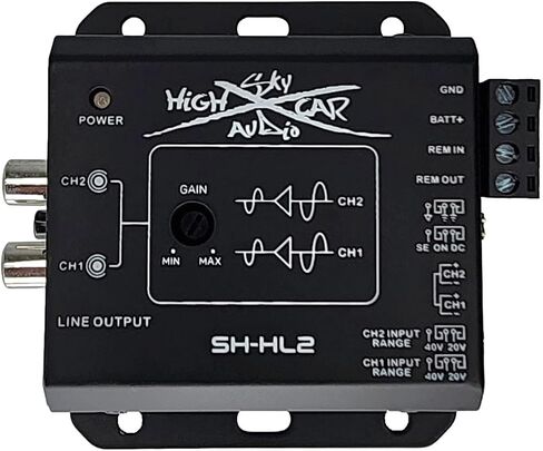 Sky High Car Audio 2 Channel Hi to Low Converter in Saudi Arabia