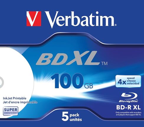 Verbatim 43789 BD-R XL جانب واحد قابل للطباعة ، طبقة مزدوجة in Saudi Arabia