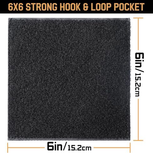 LIVANS Tactical Hook&Loop Pouch,EDC Admin Bag Insert Utility Storage Organizer Pocket for Chest Rig Backpack Accessories, Sleeve Expansion Pouches for Mini Notebook and Cellphone in Saudi Arabia