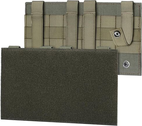 Molle Hook&Loop Panel, Mounting Placard Platform for Hook-Backing Pouch,Tactical Molle Attachment for Morale Patch and Backpack Accessories(10″x 6″, 1Pcs) in Kuwait