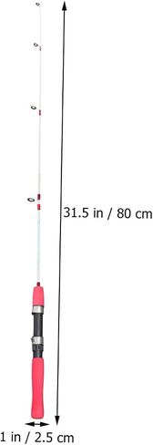 Portable Adjustable Ice Fishing Rod Lightweight Outdoor Fishing Tool for Shrimp Fishing and More Durable Design with Non Slip Handle for Comfortable Use in Saudi Arabia