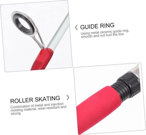 Portable Adjustable Ice Fishing Rod Lightweight Outdoor Fishing Tool for Shrimp Fishing and More Durable Design with Non Slip Handle for Comfortable Use in Saudi Arabia