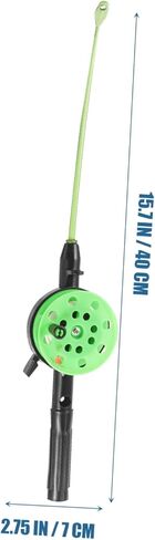 Portable Fishing Rod Durable Angling Pole for Boys Convenient Plaything for Ice Lightweight Easy to Carry in Saudi Arabia