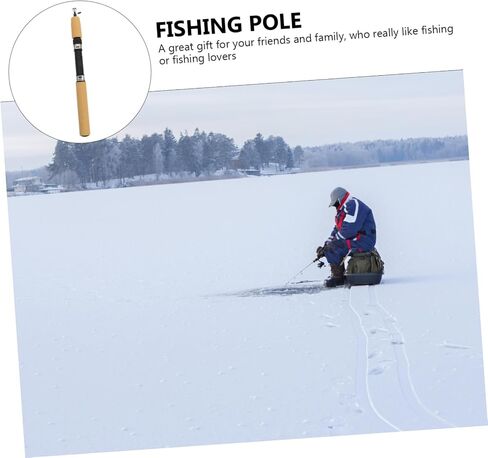Upkoch Ultra Short Portable Portable Rod Rod Boy Lightweight Fishing Poer لاستخدام في الهواء الطلق مصنوعًا للتصميم الصديق للتصميم المضغوط والقوي in Kuwait