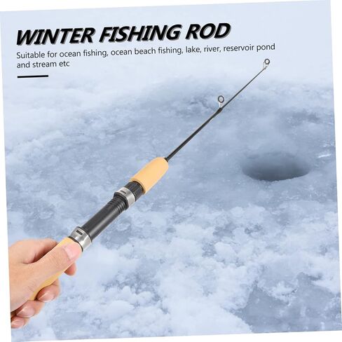 Upkoch Ultra Short Portable Portable Rod Rod Boy Lightweight Fishing Poer لاستخدام في الهواء الطلق مصنوعًا للتصميم الصديق للتصميم المضغوط والقوي in Kuwait