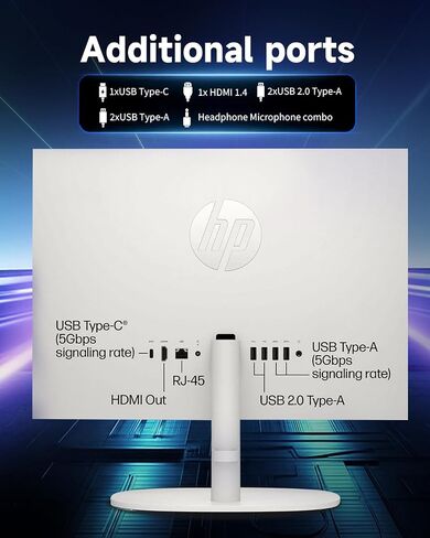 HP 21.5 "الكمبيوتر المكتبي All-In-One-شاشة FHD المضادة للشفقة ، معالج Intel Celeron J4025 ، Windows 11 Pro ، Wi-Fi 6 (32 جيجا بايت ذاكرة الوصول العشوائي ، 1 تيرابايت SSD) in Saudi Arabia