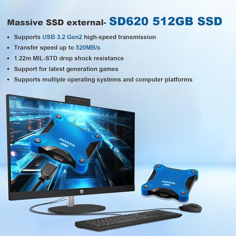 HP 2025 All in One Desktop Computer, 21.5 Inch FHD LED Display, Intel Celeron J4025, Wi-Fi 6, Windows 11 Pro, 32 GB RAM, 2 TB SSD, Bluetooth, Home PC, w/Accessories in Saudi Arabia