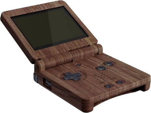 IPS Ready Upgraded eXtremeRate Custom Replacement Housing Shell for Gameboy Advance SP GBA SP – The Great GOLDEN Wave Off Kanagawa - Black Compatible with Both IPS & Standard LCD – No Console & Screen in Saudi Arabia