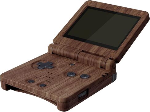 IPS Ready Upgraded eXtremeRate Custom Replacement Housing Shell for Gameboy Advance SP GBA SP – The Great GOLDEN Wave Off Kanagawa - Black Compatible with Both IPS & Standard LCD – No Console & Screen in Saudi Arabia