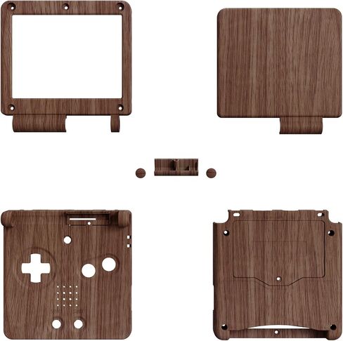 IPS Ready Upgraded eXtremeRate Custom Replacement Housing Shell for Gameboy Advance SP GBA SP – The Great GOLDEN Wave Off Kanagawa - Black Compatible with Both IPS & Standard LCD – No Console & Screen in Saudi Arabia