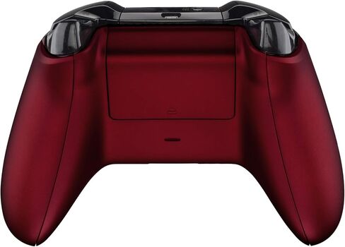 ألواح خلفية قاع قاع ناعمة متطرفة اللمسات المخصصة لوحدة التحكم في Xbox One S & One X ، والسكارليت Red Replacement Rails Shell Side W/غطاء بطارية لـ Xbox One S X Controller Model 1708 in Kuwait