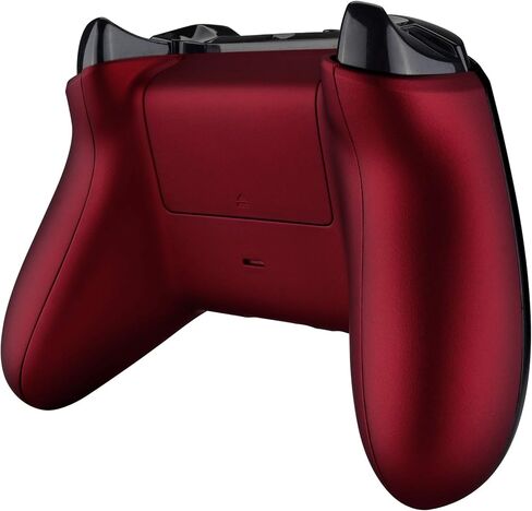 ألواح خلفية قاع قاع ناعمة متطرفة اللمسات المخصصة لوحدة التحكم في Xbox One S & One X ، والسكارليت Red Replacement Rails Shell Side W/غطاء بطارية لـ Xbox One S X Controller Model 1708 in Kuwait