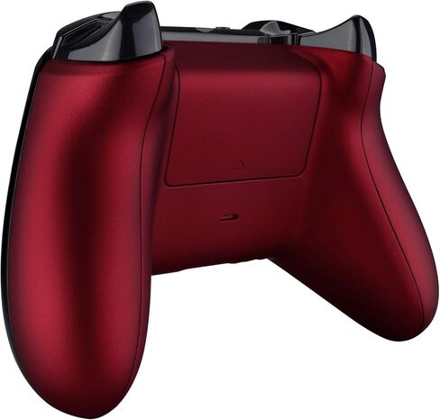 ألواح خلفية قاع قاع ناعمة متطرفة اللمسات المخصصة لوحدة التحكم في Xbox One S & One X ، والسكارليت Red Replacement Rails Shell Side W/غطاء بطارية لـ Xbox One S X Controller Model 1708 in Kuwait