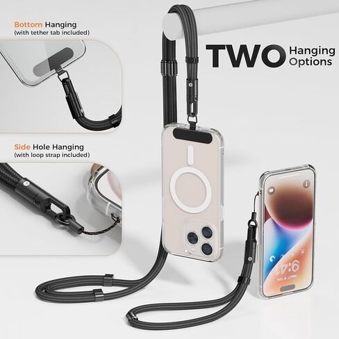 سوردوكا 3 في 1 حبل الهاتف مع حزام Tether Tab & Loop ، حزام الهاتف المضاد للسرقة القابل للتعديل للكبرى ، الرقبة ، المعصم-عالمي للكاميرا ، سماعة الأذن ، محركات أقراص USB ، شارات الهوية in Kuwait