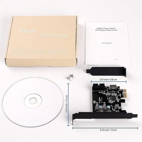 Sinefine PCIe x1 to 19Pin USB 3.0 Header and Type E (A Key) Card,USB Front Panel Adapter in Kuwait