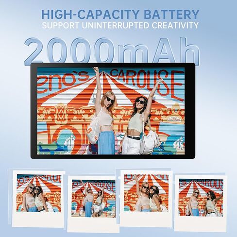 Yatao Back Camera Selfie Monitor for iPhone & Android | شاشة مراقبة Selfie Vlog مع بطارية كبيرة ، والتحكم في Bluetooth ، لا يوجد تأخير الصوت ، لمشاركي محتوى YouTube/Tiktok ، دفق مباشر in Kuwait