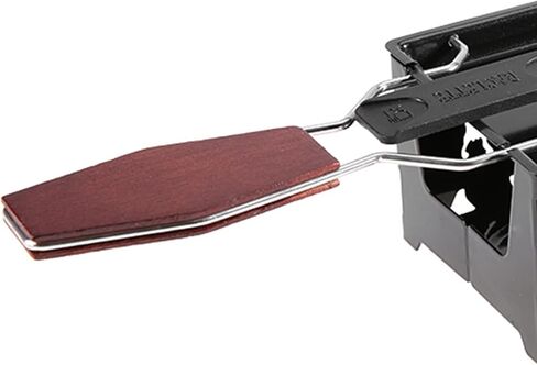Portable Non Stick Cheese Raclette, Mini Baking Tray Stove Rotaster Baking Tray Stove with Wooden Handle, for Evenly Melting Cheese Indoors or Outdoors in Saudi Arabia