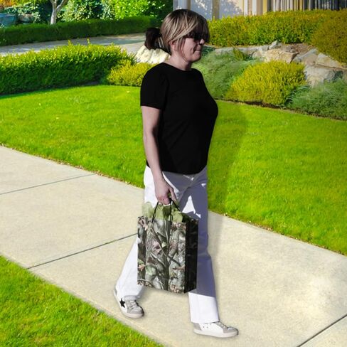 Havercamp Next Camo Party Gift Bag | 1 Count | Great for Hunter Themed Party, Camouflage Motif, Birthday Event, Graduation Party, Father's Day Celebration in Saudi Arabia