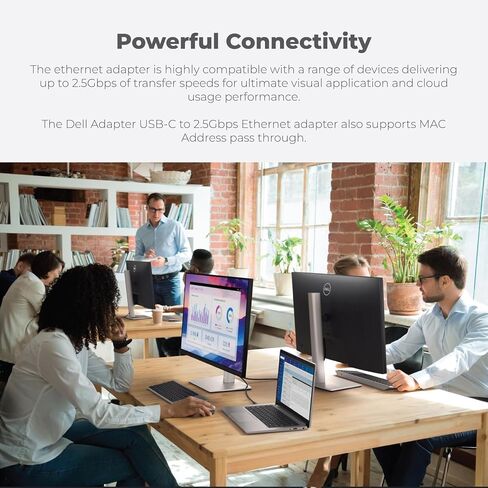 Dell USB-C إلى محول Ethernet 2.5 جيجابايت في الثانية in Saudi Arabia