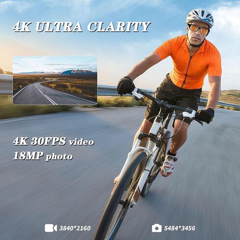 Camera Glasses 4K, 2025 Upgrade Smart Sunglasses Camera for Men, Smart Video Eyeglasses with UV400 Protection for Outdoor Sports, Cycling, Hiking, Running, Style Meets Function in Kuwait