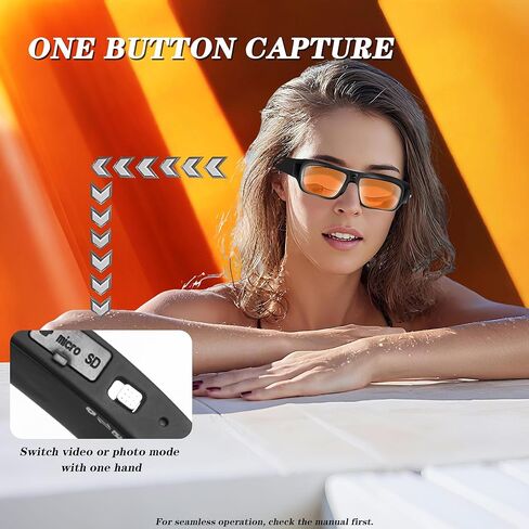 Camera Glasses 4K, 2025 Upgrade Smart Sunglasses Camera for Men, Smart Video Eyeglasses with UV400 Protection for Outdoor Sports, Cycling, Hiking, Running, Style Meets Function in Kuwait