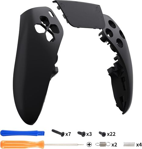 قذيفة أعلى اليسار اليسرى اليسرى مع لوحة اللمس المتوافقة مع وحدة تحكم PS5 Edge ، أسود DIY بديل الوجه faceplate غطاء اللمس المخصص متوافق مع وحدة تحكم PS5 Edge in Saudi Arabia