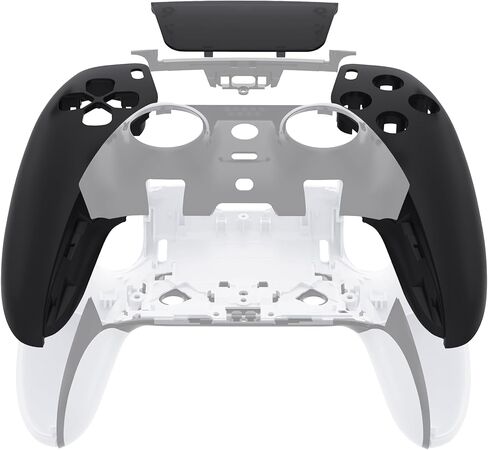 قذيفة أعلى اليسار اليسرى اليسرى مع لوحة اللمس المتوافقة مع وحدة تحكم PS5 Edge ، أسود DIY بديل الوجه faceplate غطاء اللمس المخصص متوافق مع وحدة تحكم PS5 Edge in Saudi Arabia