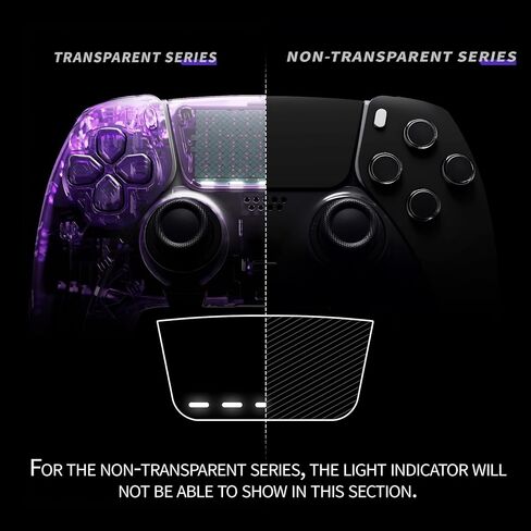 قذيفة أعلى اليسار اليسرى اليسرى مع لوحة اللمس المتوافقة مع وحدة تحكم PS5 Edge ، أسود DIY بديل الوجه faceplate غطاء اللمس المخصص متوافق مع وحدة تحكم PS5 Edge in Saudi Arabia
