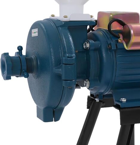 Commercial Electric Grain Grinder, 3000W Mill Grinder, Blue Galvanized Cast Iron Corn Mill with Funnel for Dry Cereals, Wheat, and Feed in Kuwait