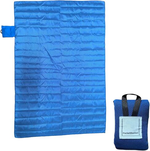 Pocket Blanket - Foldable Waterproof Picnic Mat, Ultra-Light PE Material (59" x 43"), Portable & Dirt-Resistant, Packs to 5.1" x 3.9" x 1.2" Red in Saudi Arabia